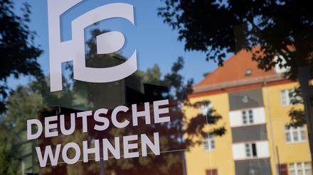 Das Logo der börsennotierten Wohnungsgesellschaft Deutsche Wohnen.