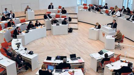 Viel zu besprechen: Auf Antrag der CDU debattierte der Landtag in einer Aktuellen Stunde zum "Schulterschluss mit Polen und den baltischen Republiken". 
