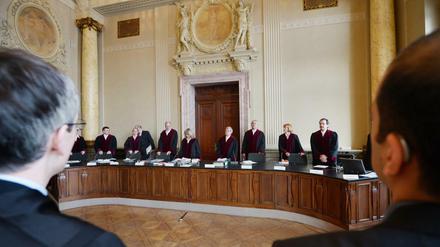 Die Richter und Richterinnen des Berliner Verfassungsgerichtes.