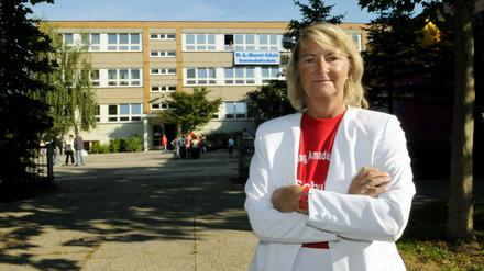 2008 war Schulleiterin Sibylle Stottmeyer noch voller Tatendrang. Damals war die Schule von einer Grundschule in eine Gemeinschaftsschule umgewandelt worden. 