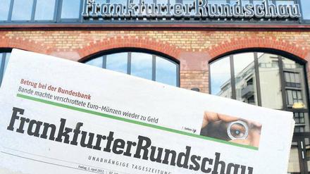Unsichere Zukunft. Im Verlagsgebäude der „Frankfurter Rundschau“ wird es nach dem Abbau von Arbeitsplätzen deutlich leerer. 