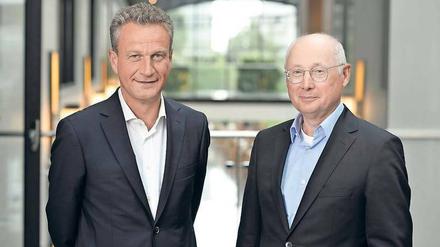 Erst an Springer verkauft, nun zu „Welt“ umbenannt. Torsten Rossmann (links) und Stefan Aust hatten den Sender N24 einst von ProSiebenSat1 übernommen. 