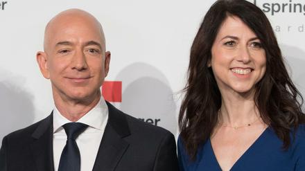 Amazon-Gründer Jeff Bezos und seine Ehefrau MacKenzie.