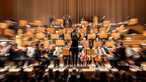 Das Deutsche Symphonie-Orchester Berlin spielt beim „Ultraschall“-Festival im Sendesaal des RBB im Funkhaus an der Masurenallee. 