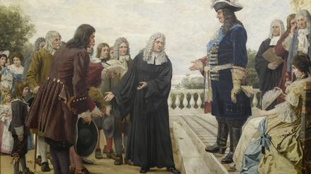 Der Große Kurfürst empfängt die Hugenotten: Ein Gemälde von Ernst Albert Fischer-Cörlin