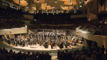 Blick in den Zuschauerraum der Berliner Philharmonie
