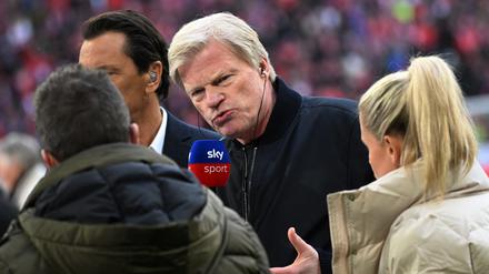 FC Bayern Vorstandsvorsitzender Oliver Kahn gerät mit TV-Experte Lothar Matthäus vor dem Top-Spiel gegen Dortmund aneinander