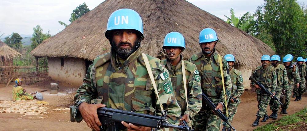UN-Blauhelmsoldaten in der Demokratischen Republik Kongo (Archivbild). 