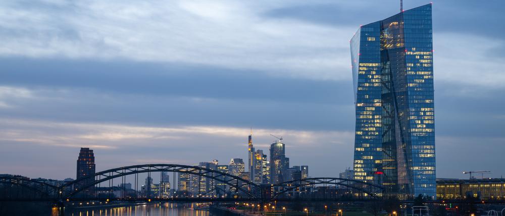 Die Europäische Zentralbank in Frankfurt am Main