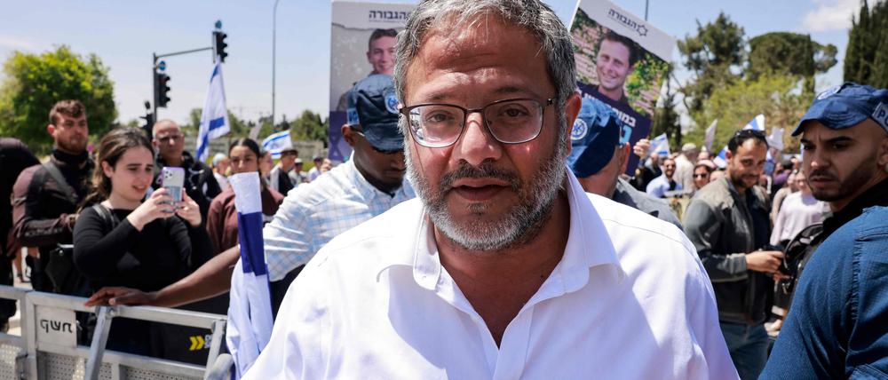 Der rechtsextreme israelische Polizeiminister Itamar Ben-Gvir