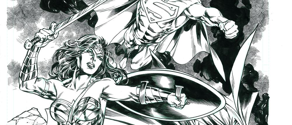 Eine Wonder-Woman-Zeichnung von Jesus Merino.