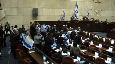 Israelische Abgeordnete in der Knesset