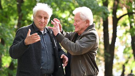 Die Schauspieler Udo Wachtveitl (Kommissar Franz Leitmayr,) und Miroslav Nemec (Kommissar Ivo Batic).