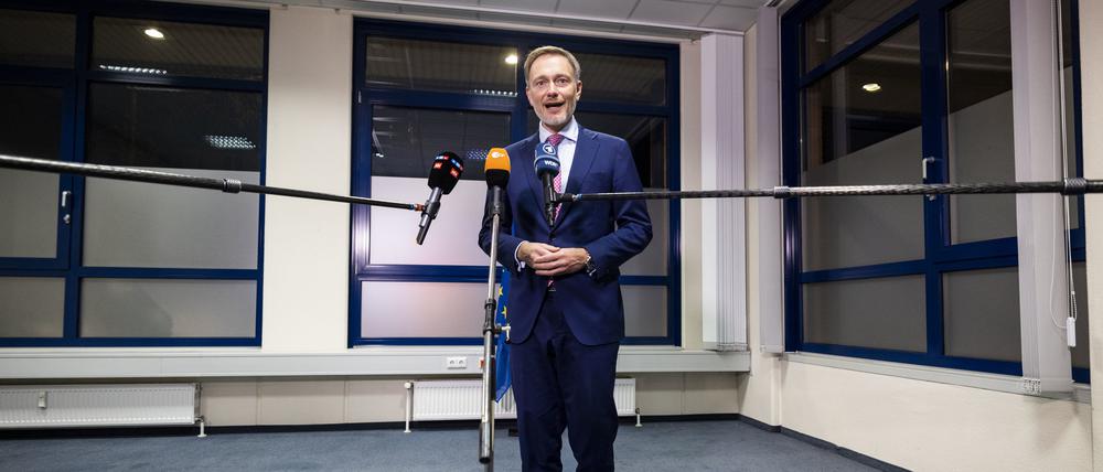 FDP-Chef und Bundesfinanzminister Christian Lindner: Die Partei ist verunsichert.