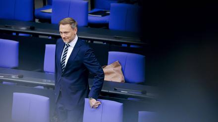 Will erst nach der nächsten Bundestagswahl über ein Klimageld entscheiden: Finanzminister Christian Lindner.
