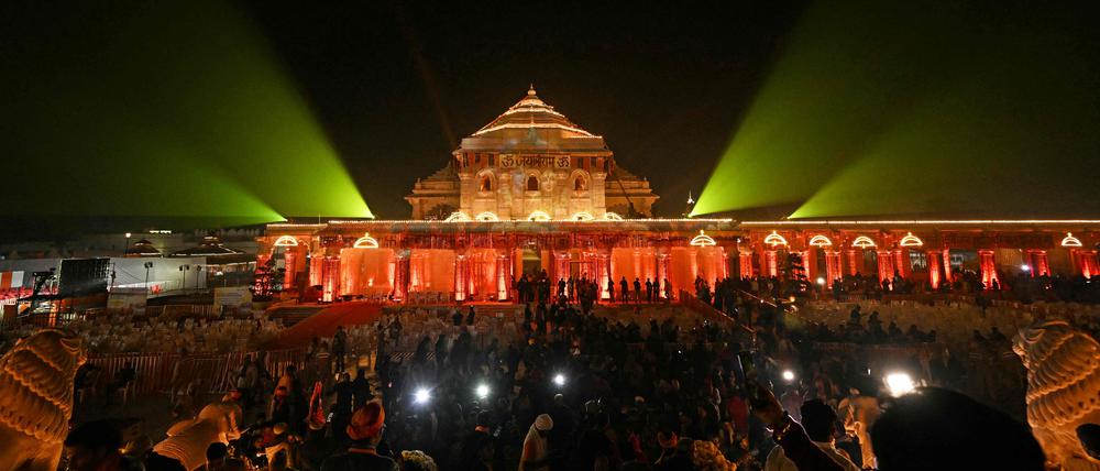 Der „Vatikan“ für Hinduisten: Indiens neuer Super-Tempel in Ayodhya.