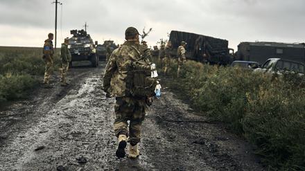 Ukrainische Soldaten im September 2022