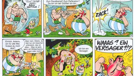 Klassiker: Bis 1977 schufen Goscinny und Uderzo die Asterix-Abenteuer zusammen, hier eine Szene aus "Asterix bei den Olympischen Spielen".
