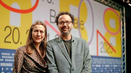 Neu im Amt und schon NS-Ärger: Mariette Rissenbeek und Carlo Chatrian, die Berlinale-Chefs.