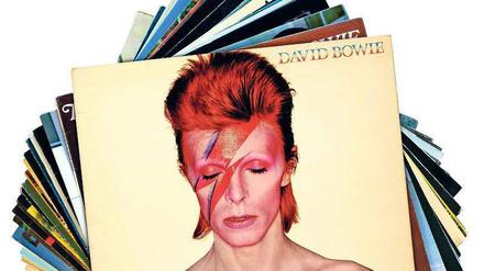 David Bowie auf dem "Aladdin Sane"-Cover.