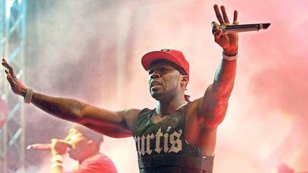 Lieber reich als tot. US-Gangster-Rapper 50 Cent heißt mit bürgerlichem Namen Curtis Jackson.