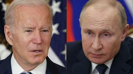 Zwei, die sich nicht mögen. US-Präsident Joe Biden (links) und Russlands Präsident Wladimir Putin. 