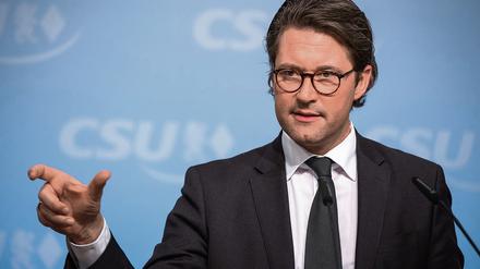Will Flüchtlinge, die Frauen sexuell belästigen, schnellsten abschieben: CSU-Generalsekretär Andreas Scheuer.