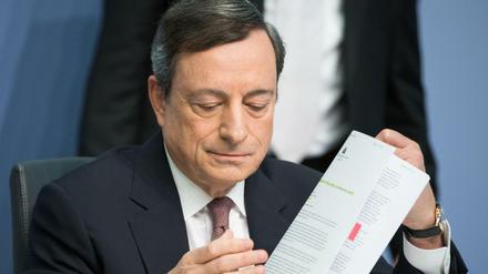 Auch Mario Draghi wurde Opfer der Attacken.