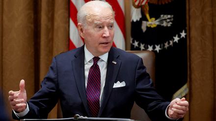 US-Präsident Joe Biden tut sich schwer, im Ukraine-Konflikt klare Kante zu zeigen.
