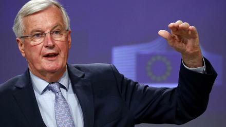 Der EU-Chefunterhändler Michel Barnier fordert die britischen Verhandlungspartner zum Einlenken auf.