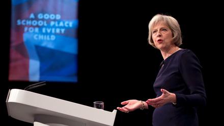 Die britische Regierungschefin Theresa May steht beim Tory-Parteitag in Birmingham vor einer Bewährungsprobe.