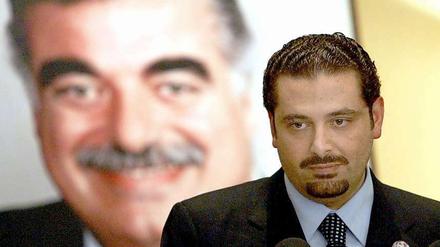 Unter Druck: Der libanesische Ministerpräsident Saad Hariri.