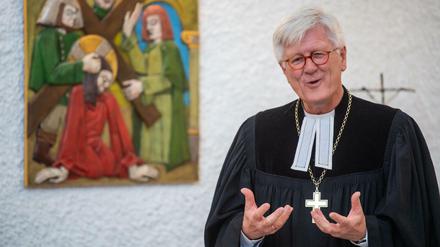 Heinrich Bedford-Strohm, Landesbischof und EKD-Chef, hält Heiligabend eine Ansprache vor Gefängnisinsassen.