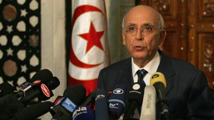 Ministerpräsident Ghannouchi.