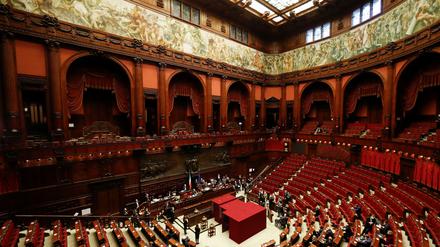 Pracht des 19. Jahrhunderts. Im Plenarsaal des Abgeordnetenhauses wird diese Woche das neue Staatsoberhaupt gewählt.