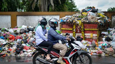 Auch in Indonesien landet deutscher Müll.