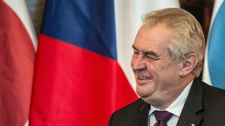 Tschechiens Präsident Milos Zeman macht immer wieder Stimmung gegen Flüchtlinge. 