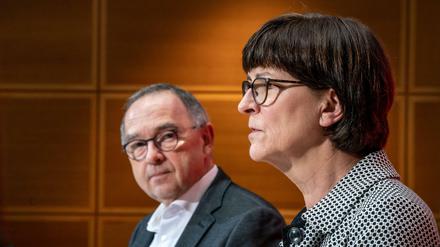 Wo soll das hinführen? Die SPD-Chefs Saskia Esken und Norbert Walter-Borjans.