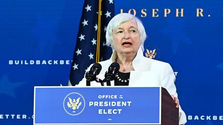 Soll erste Finanzministerin werden: Die frühere Fed-Chefin Janet Yellen. 