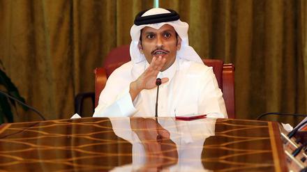 Außenminister Scheich Mohammed bin Abdulrahman al Thani sagt, Katar sei gesprächsbereit. 