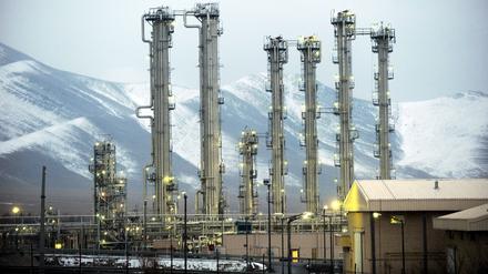 Das Foto von 2011 zeigt den Schwerwasserreaktor bei Arak im Iran.