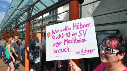 Viele Bürger von Guben wählten Hübner.
