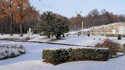 Eingeschneit: Der Park Sanssouci im vergangenen Dezember.