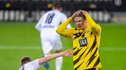 Seine beiden Tore konnte die Niederlage nicht verhindern: Dortmunds Erling Haaland.