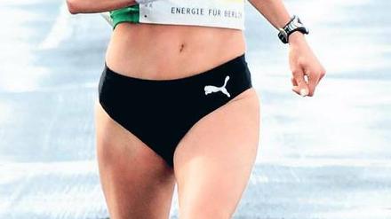 Flinke Füße. Sabrina Mockenhaupt ist die Favoritin für den Berliner Halbmarathon. Schon im Training war sie fast zu schnell. 