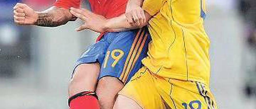 Einer von vielen. Thiago (l.) hat bereits für Spaniens Nationalelf gespielt. Foto: p-a/dpa