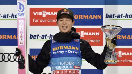 Ryoyu Kobayashi war mit drei Tagessiegen der überragende Springer bei dieser Vierschanzentournee. 