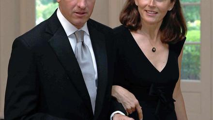 US-Finanzminister Tim Geithner mit seiner Frau Carole.